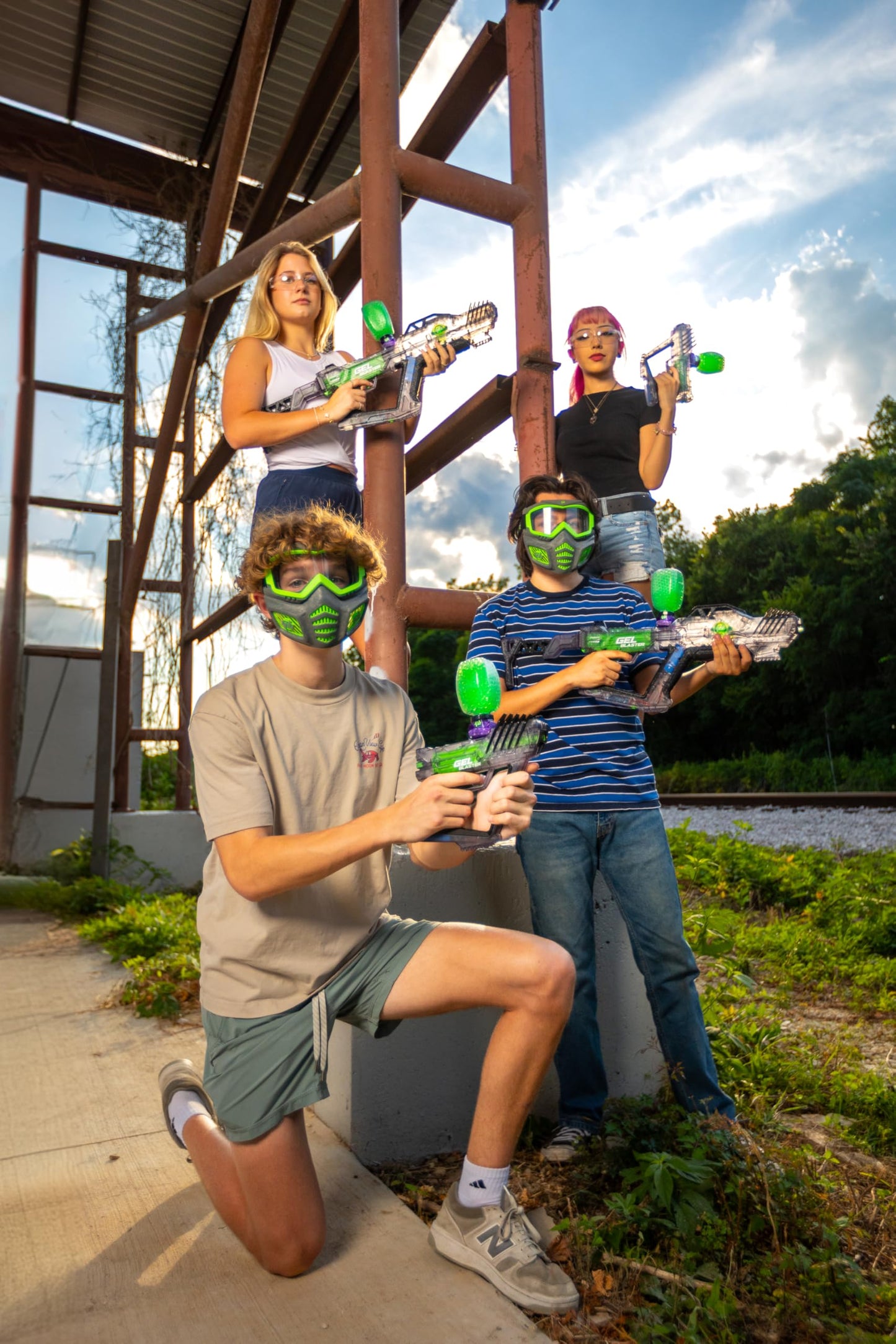 Gel Blaster Surge XL 2 – Glow Activator, 150+ ft Range, Water Bead Ammo, Semi/Full Auto, Glow in the Dark, 180–250 FPS | Ages 14+