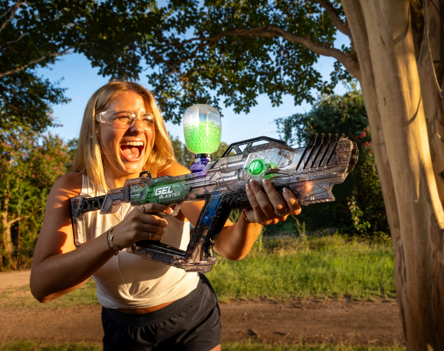Gel Blaster Surge XL 2 – Glow Activator, 150+ ft Range, Water Bead Ammo, Semi/Full Auto, Glow in the Dark, 180–250 FPS | Ages 14+