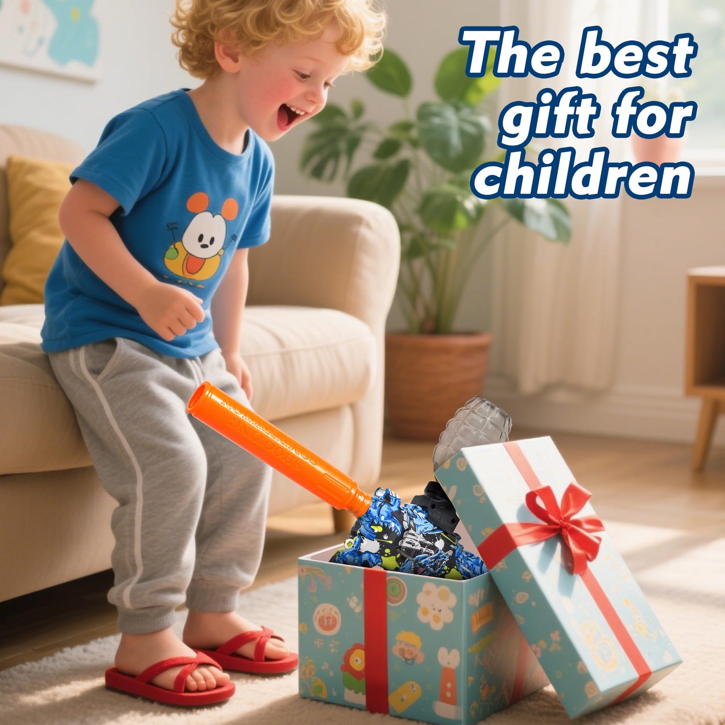 GELGLOCK Electric Gel Ball Blaster – Auto Splatter Ball Gun, Rechargeable Outdoor Fun