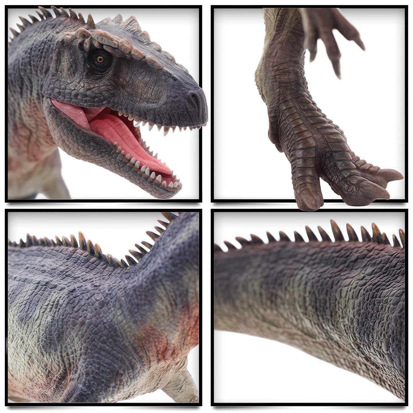 Gemini&Genius Giganotosaurus Action Figure – Moveable Jaw Dino Toy