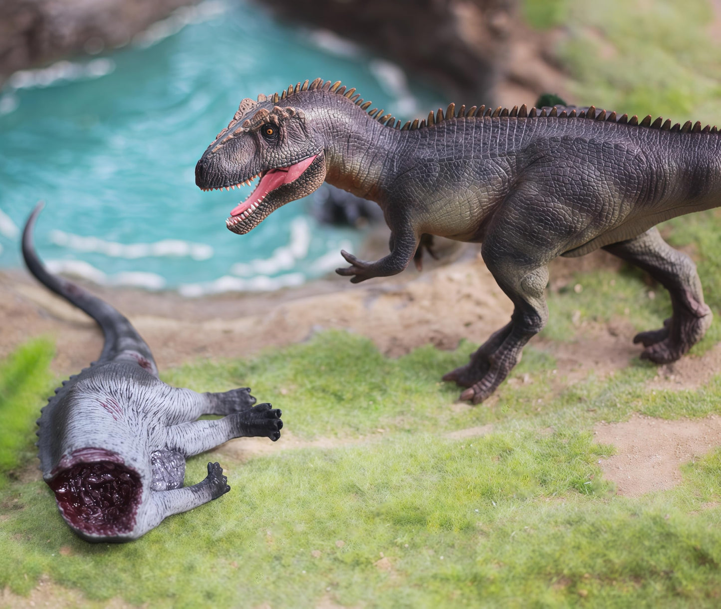 Gemini&Genius Giganotosaurus Action Figure – Moveable Jaw Dino Toy