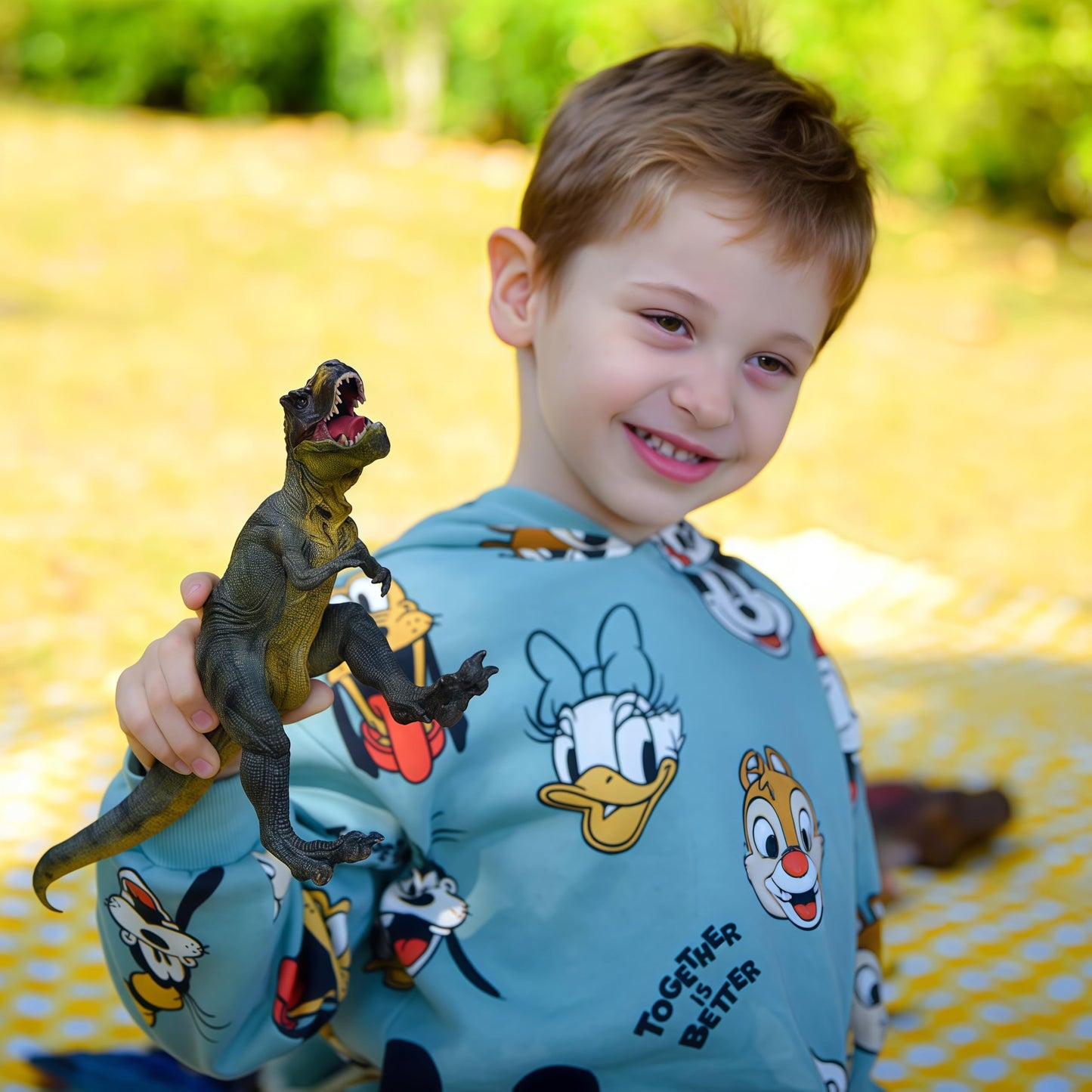 Gemini&Genius Dinosaurs: Tyrannosaurus Rex & Spinosaurus – Articulated Dino Figures for Play, Display & Cake Toppers