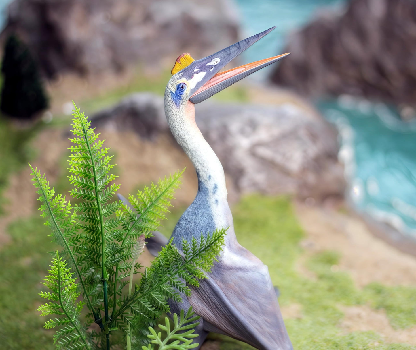 Gemini&Genius Pteranodon Toy & Quetzalcoatlus Dinosaur Figure for Kids – Large Flying Prehistoric Figurine