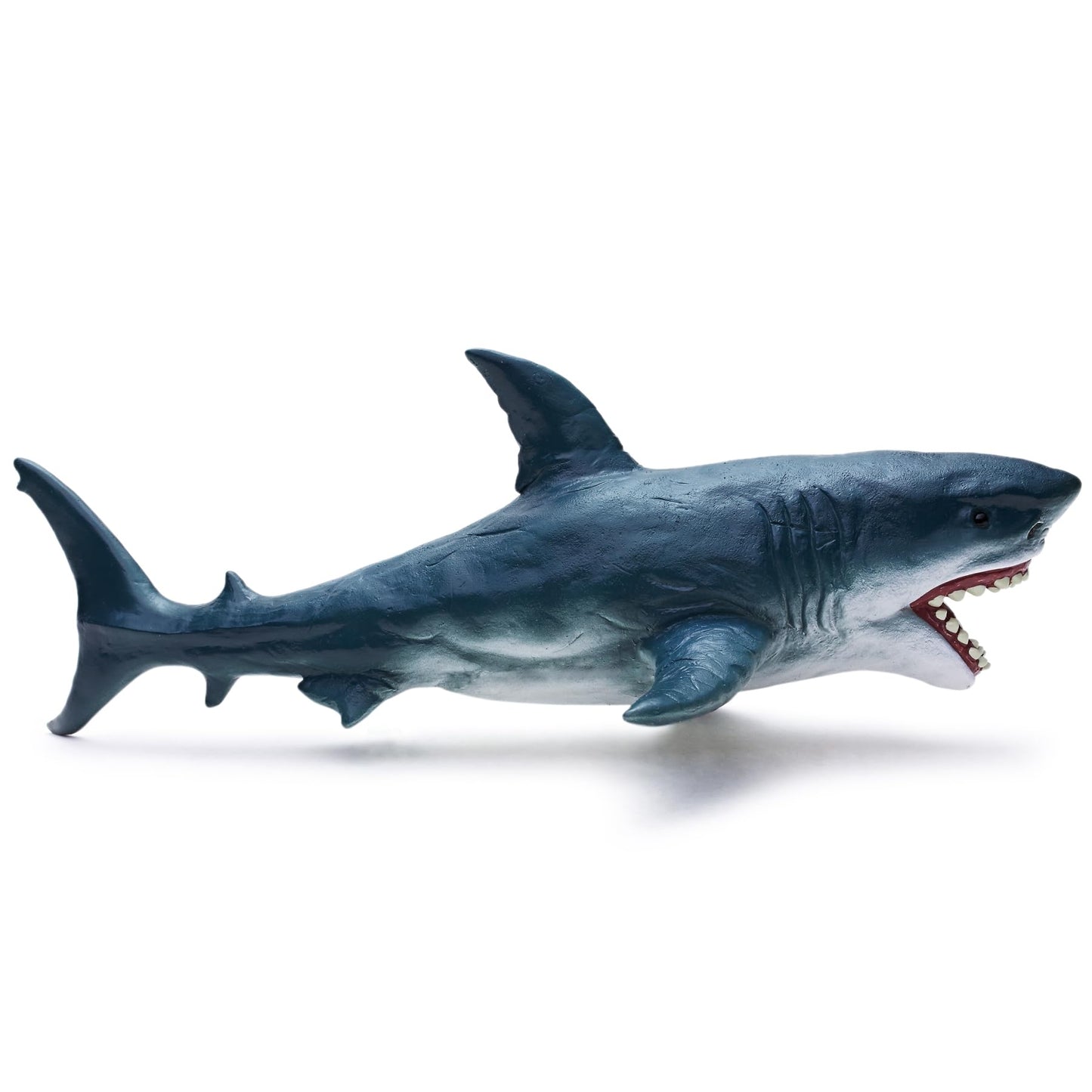 Gemini&Genius Great White Shark Action Figure | Realistic Ocean Megalodon Toy for Kids & Collectors