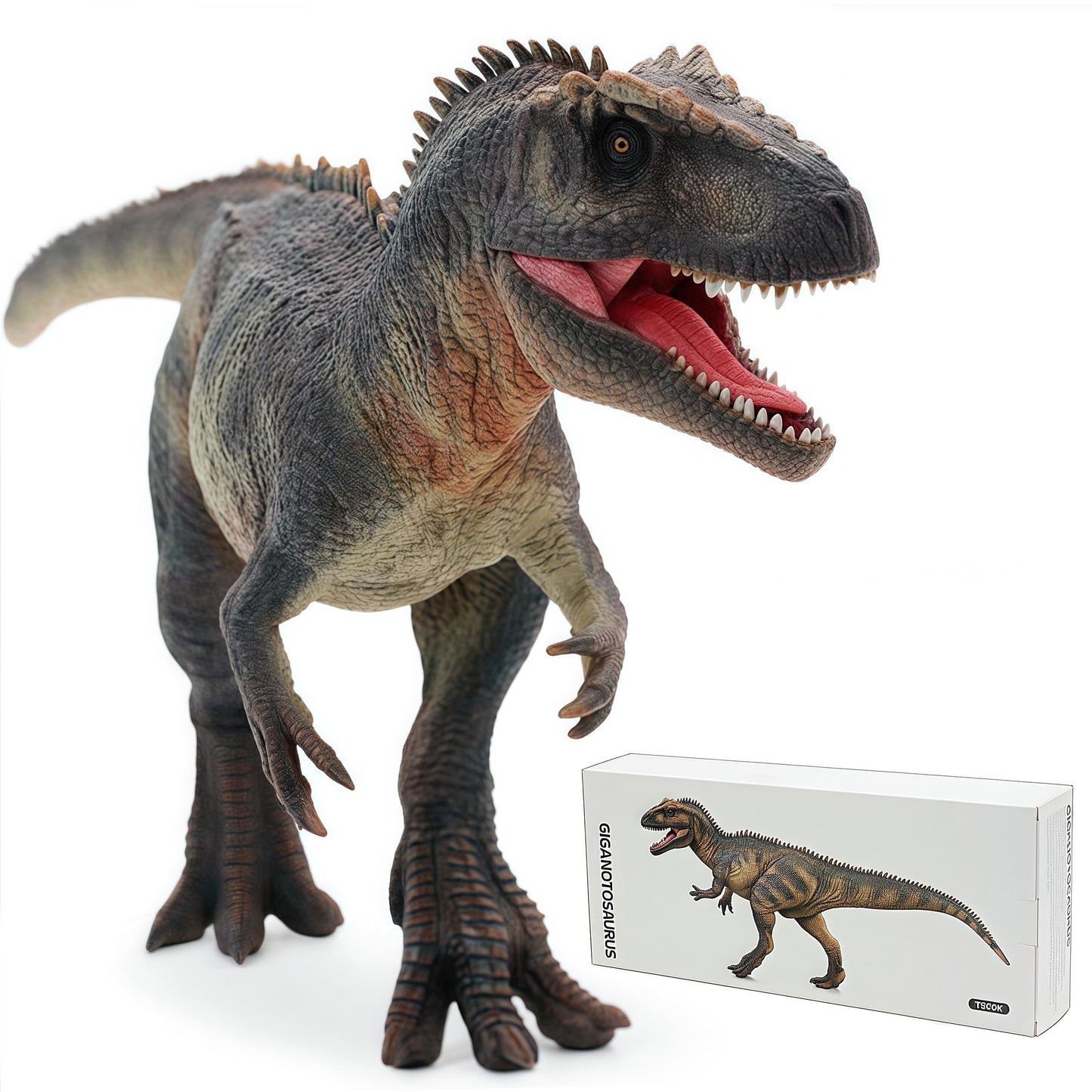 Gemini&Genius Giganotosaurus Action Figure – Moveable Jaw Dino Toy