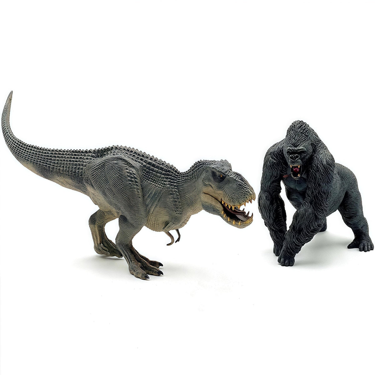 Gemini&amp;Genius Gorilla Toys Tyrannosaurus Rex – Movable Jaw Stand-Up Dino Figure for Kids