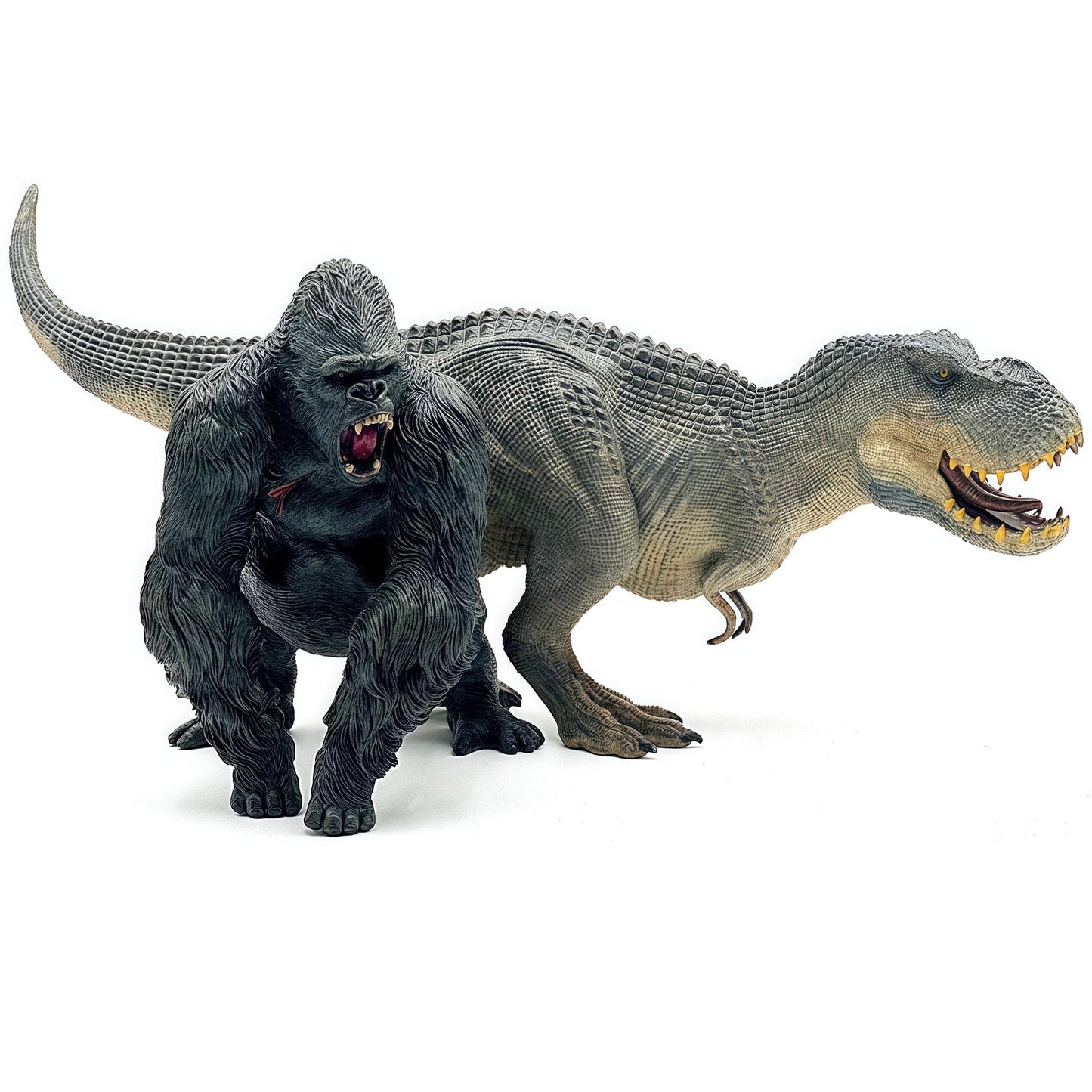 Gemini&amp;Genius Gorilla Toys Tyrannosaurus Rex – Movable Jaw Stand-Up Dino Figure for Kids