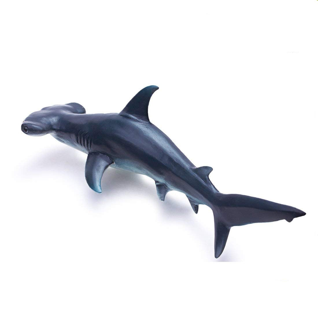 Gemini&Genius Hammerhead Shark Toy for Kids – Soft Rubber Ocean Creature Figure