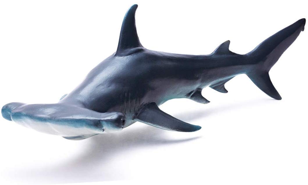 Gemini&Genius Hammerhead Shark Toy for Kids – Soft Rubber Ocean Creature Figure