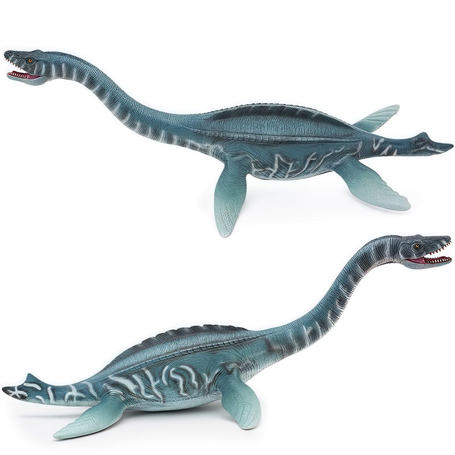 Gemini&Genius Plesiosaurus Action Figure Toy — Moveable Jaw, Accurate Dino Sculpture