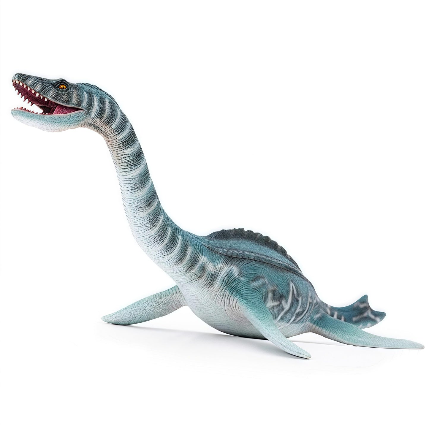 Gemini&Genius Plesiosaurus Action Figure Toy — Moveable Jaw, Accurate Dino Sculpture