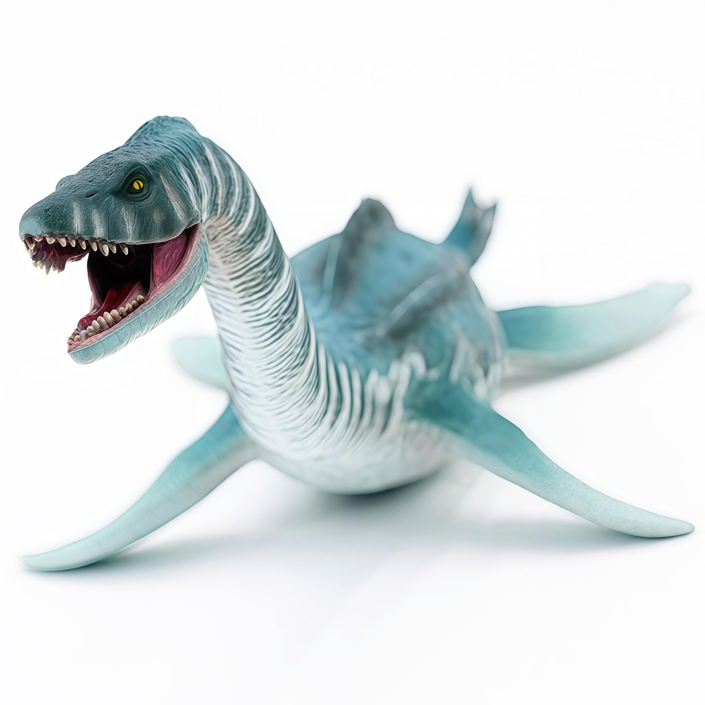 Gemini&Genius Plesiosaurus Action Figure Toy — Moveable Jaw, Accurate Dino Sculpture