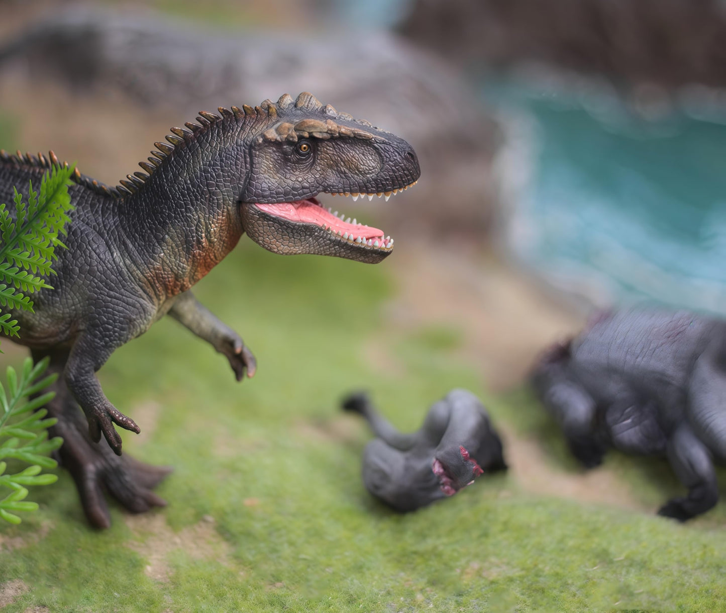 Gemini&Genius Giganotosaurus Action Figure – Moveable Jaw Dino Toy