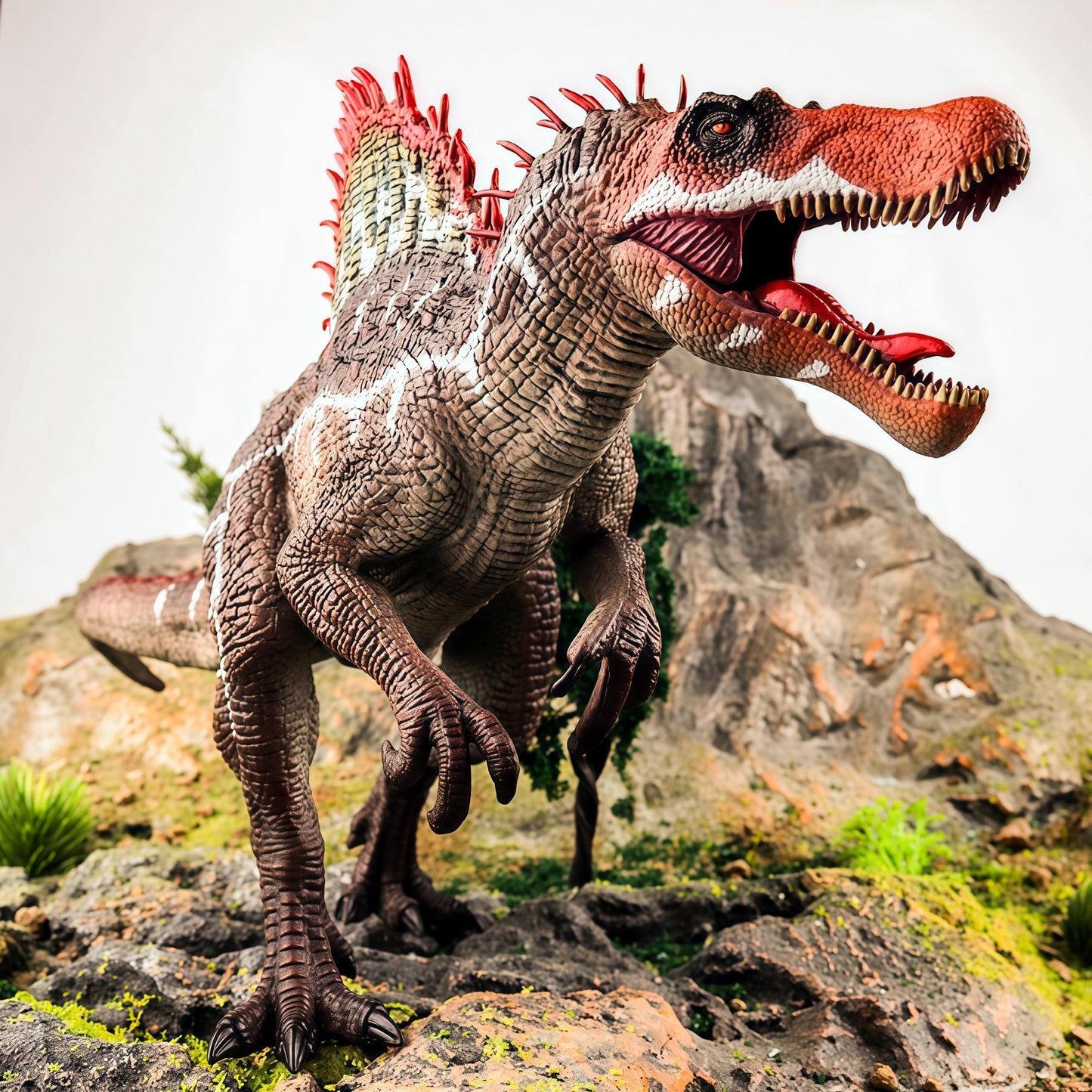Gemini&Genius Spinosaurus Action Figure with Moveable Jaw — Dino Toy for Kids