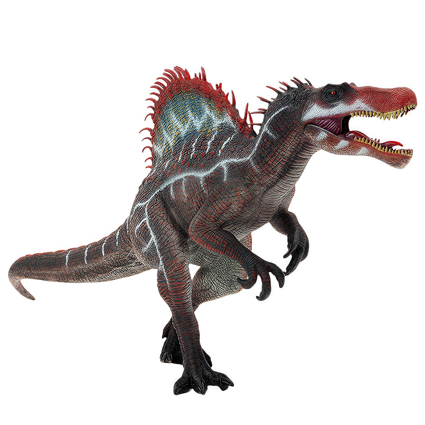 Gemini&Genius Spinosaurus Action Figure with Moveable Jaw — Dino Toy for Kids