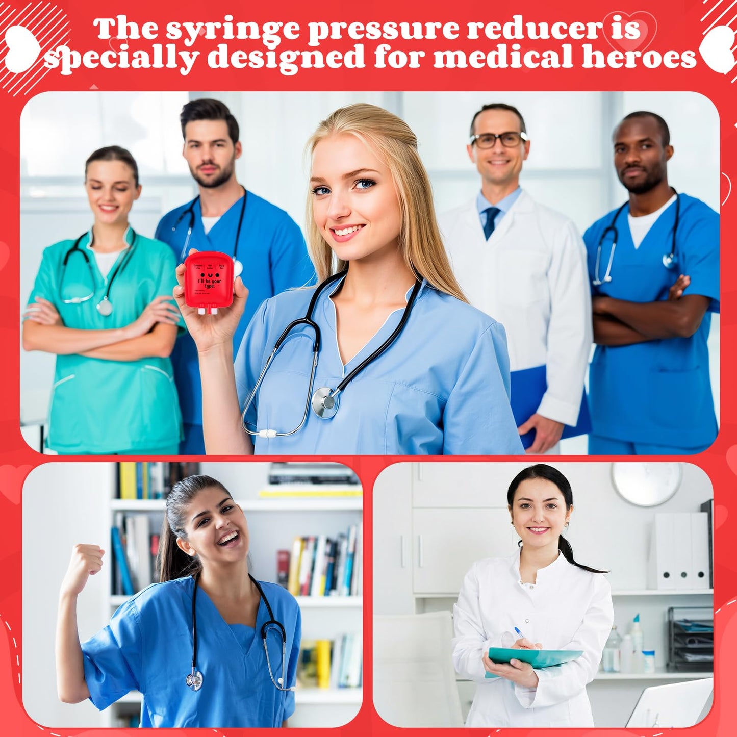 Gemscream 5 Pcs Nurse Gifts: IV Bag Stress Ball for Phlebotomists & Medical Staff