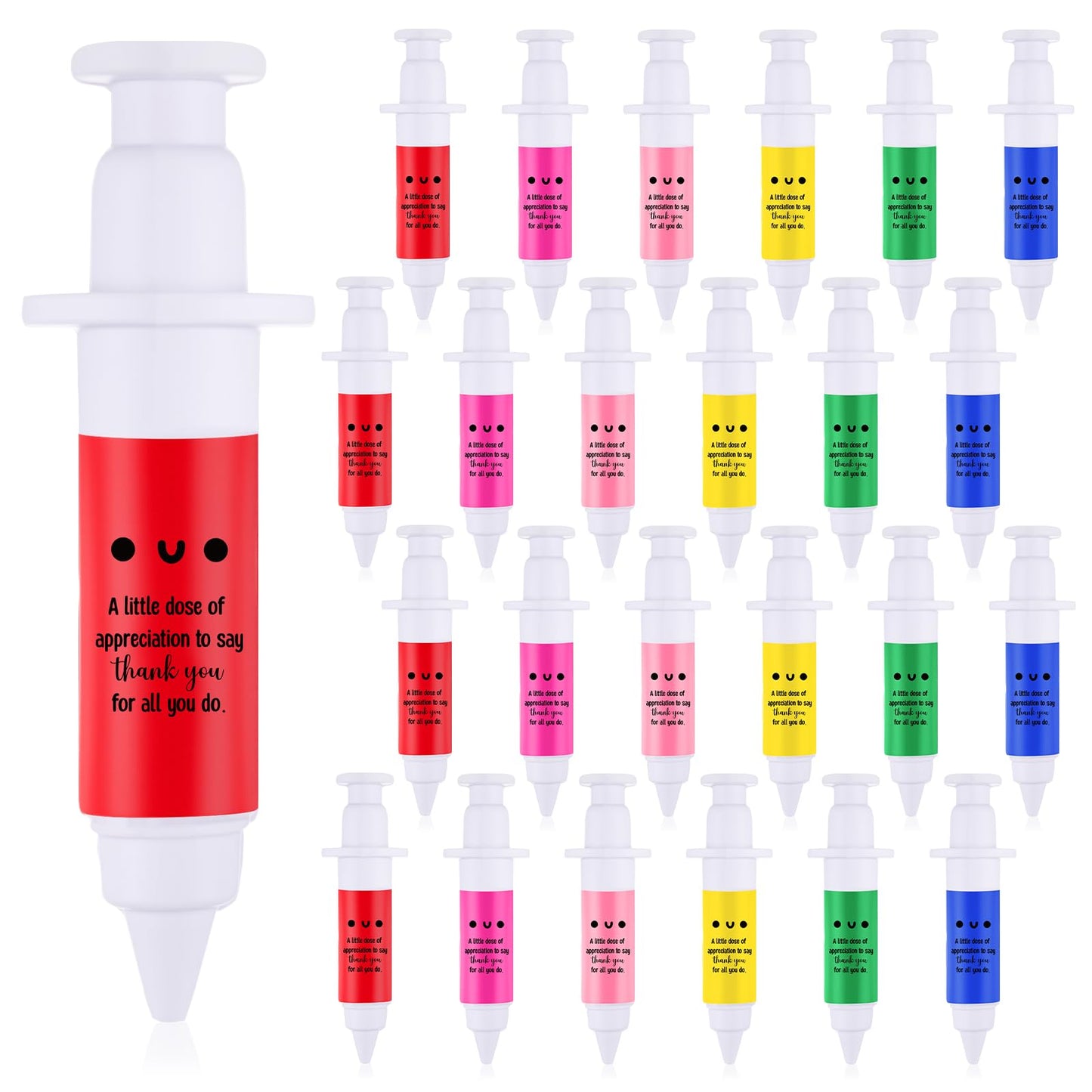 Gemscream 12-Pcs Nurse Gifts Syringe Stress Ball — Stress Relief for Nurses & Medical Staff
