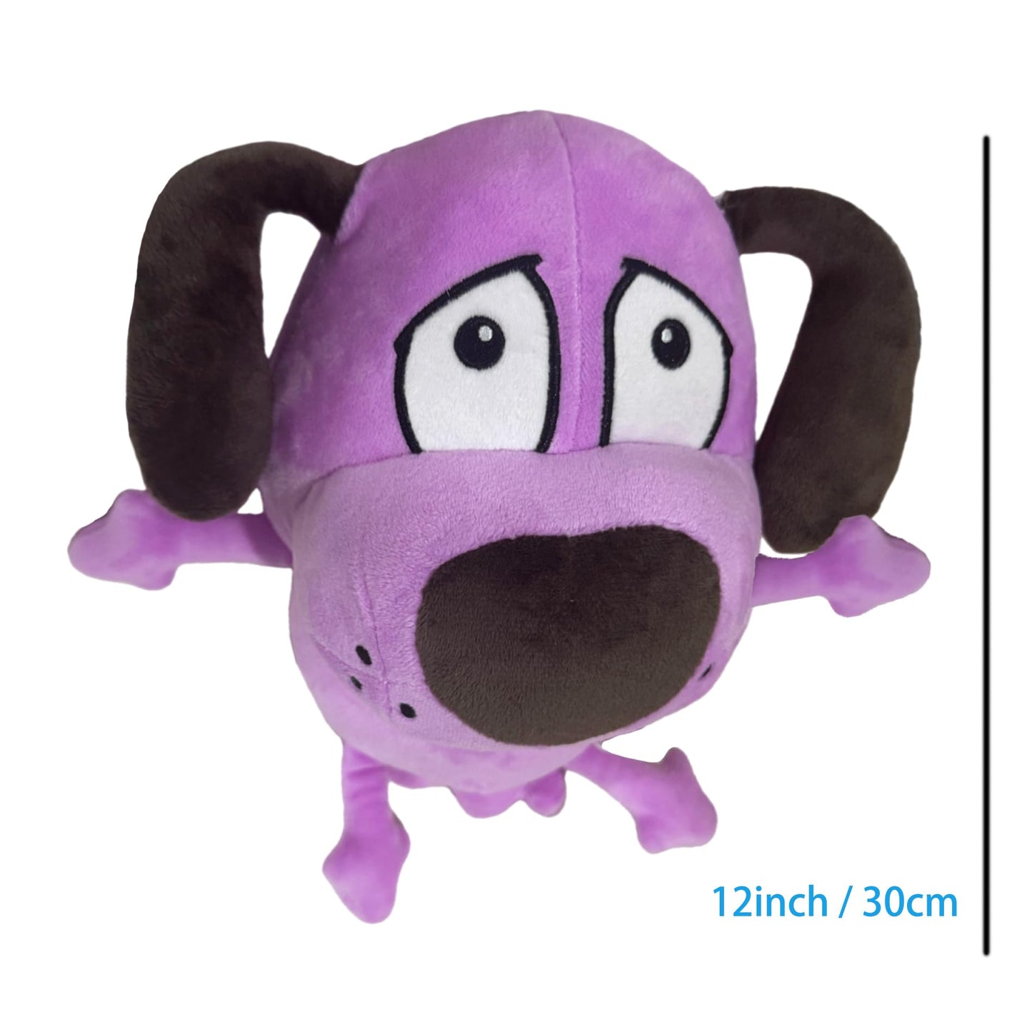 12-Inch Cute Plush Dog Stuffed Animal | Soft Cuddly Toy Figure | Generic