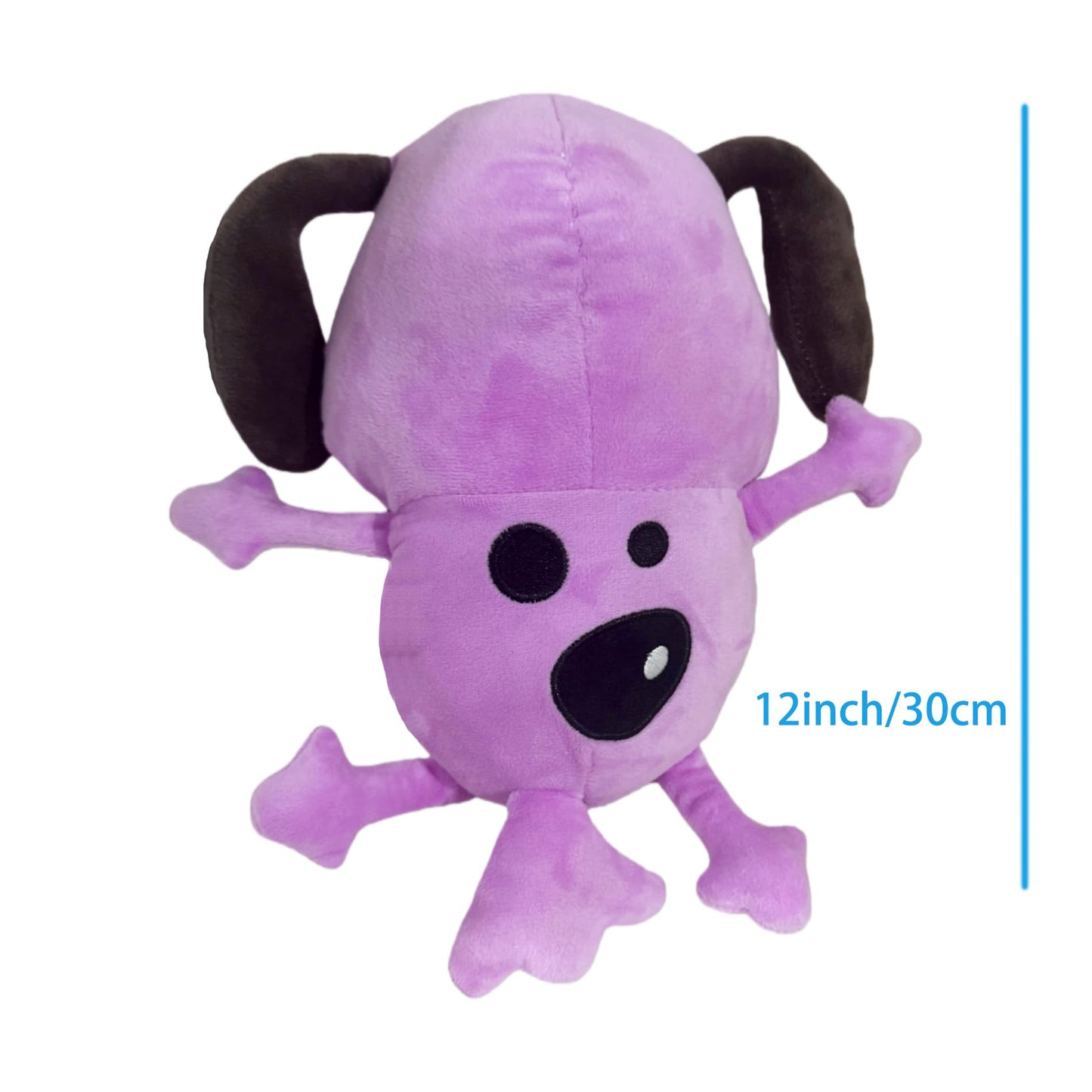 12-Inch Cute Plush Dog Stuffed Animal | Soft Cuddly Toy Figure | Generic
