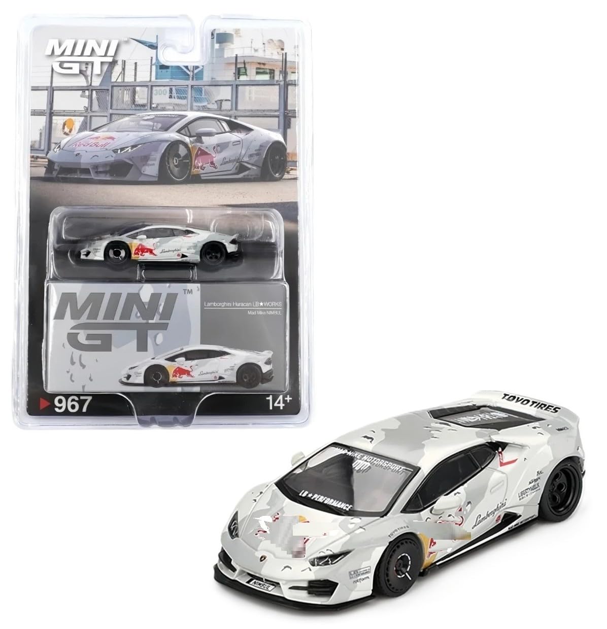 1:64 Diecast Lamborghini Huracan LB-WORKS Ver. 2 Mad Mike NIMBUL MGT00967 – Limited Edition | Generic