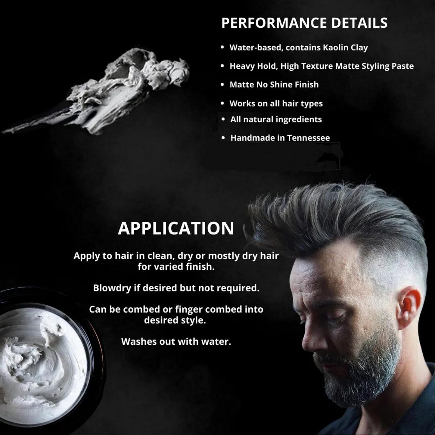 Generic Arcadian Grooming Matte Paste – Heavy Hold, Vegan & Cruelty-Free