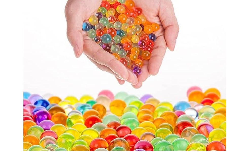 Ball Blaster Refill Ammo Bullets – 7-8mm, 100k Multicolor, Non-Toxic, Ages 14+