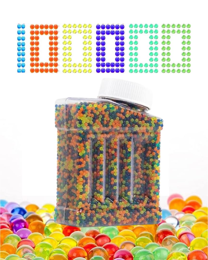 Ball Blaster Refill Ammo Bullets – 7-8mm, 100k Multicolor, Non-Toxic, Ages 14+