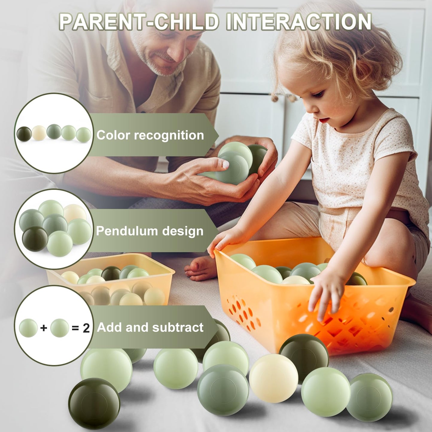 Generic Ball Pit Balls 170 – Crush-Proof Multi-Color Plastic Balls for Kids