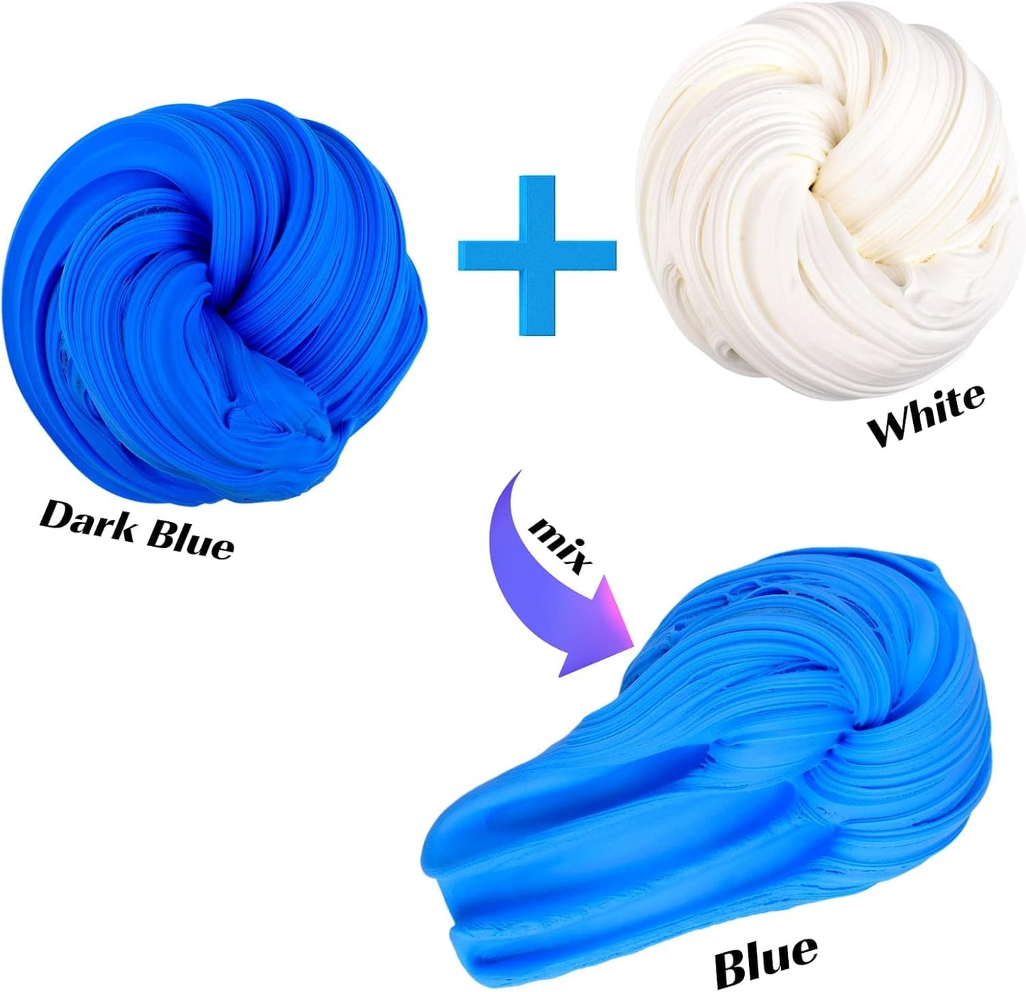 Generic Slime Party Favors – Blue Slime Toy (7 oz), Soft & Non-Sticky, No Mess, Safe & Non-Toxic