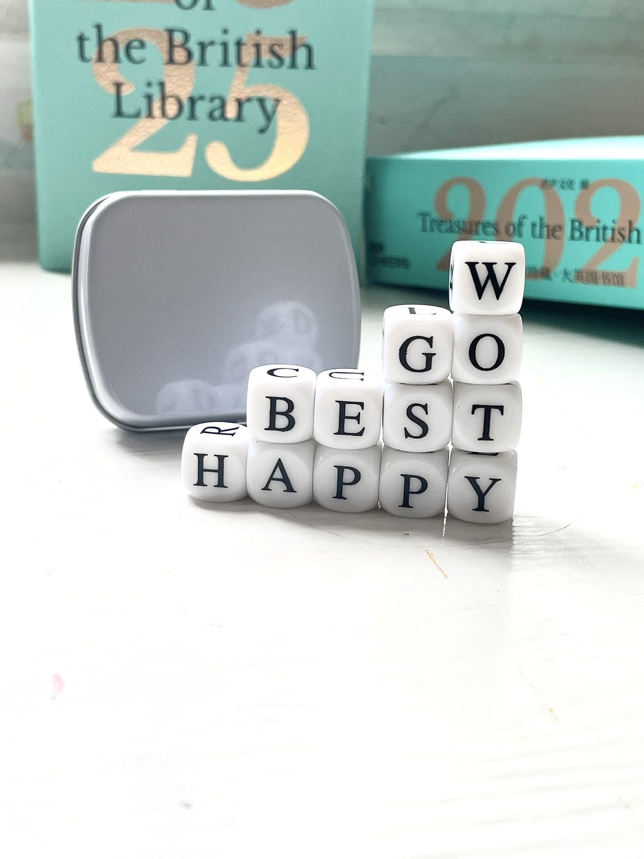 Crossword Solitaire Dice Game – Word Puzzle Dice Game for Adults | Travel-Friendly Edition