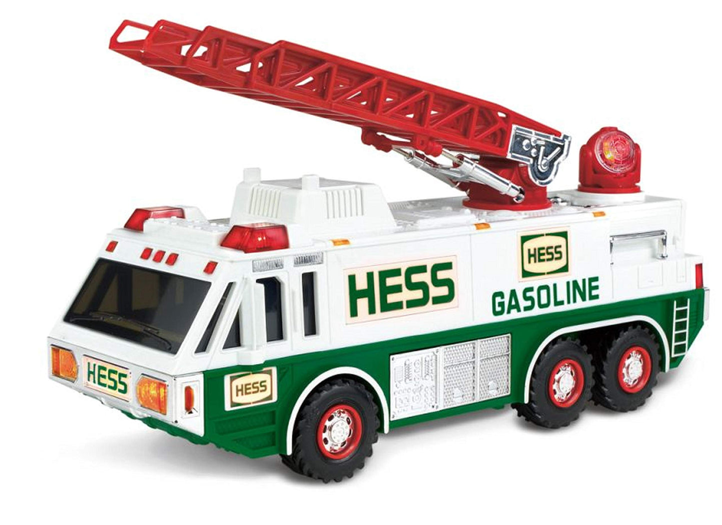 Generic Hess Emergency Rescue Fire Ladder Truck 1996 – White, 11-Inch Die-Cast