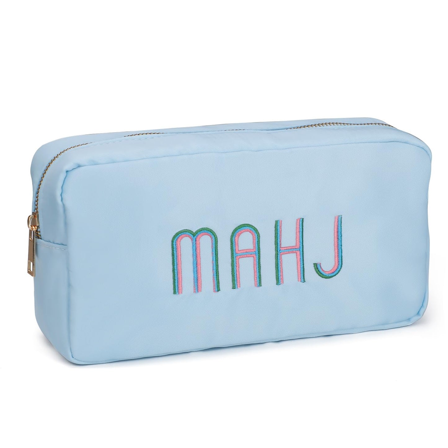 Generic Mahjong Tiles Bag for 1.2-Inch Tiles | Lightweight, Travel-Ready Case with Embroidery