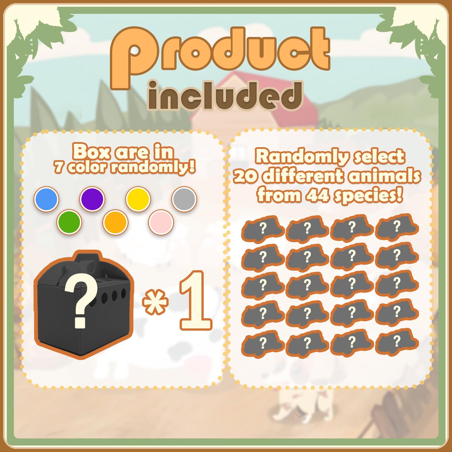 Generic 20Pcs Mini Animal Figures Set – 3D Printed Fidget Toys & Desk Decor