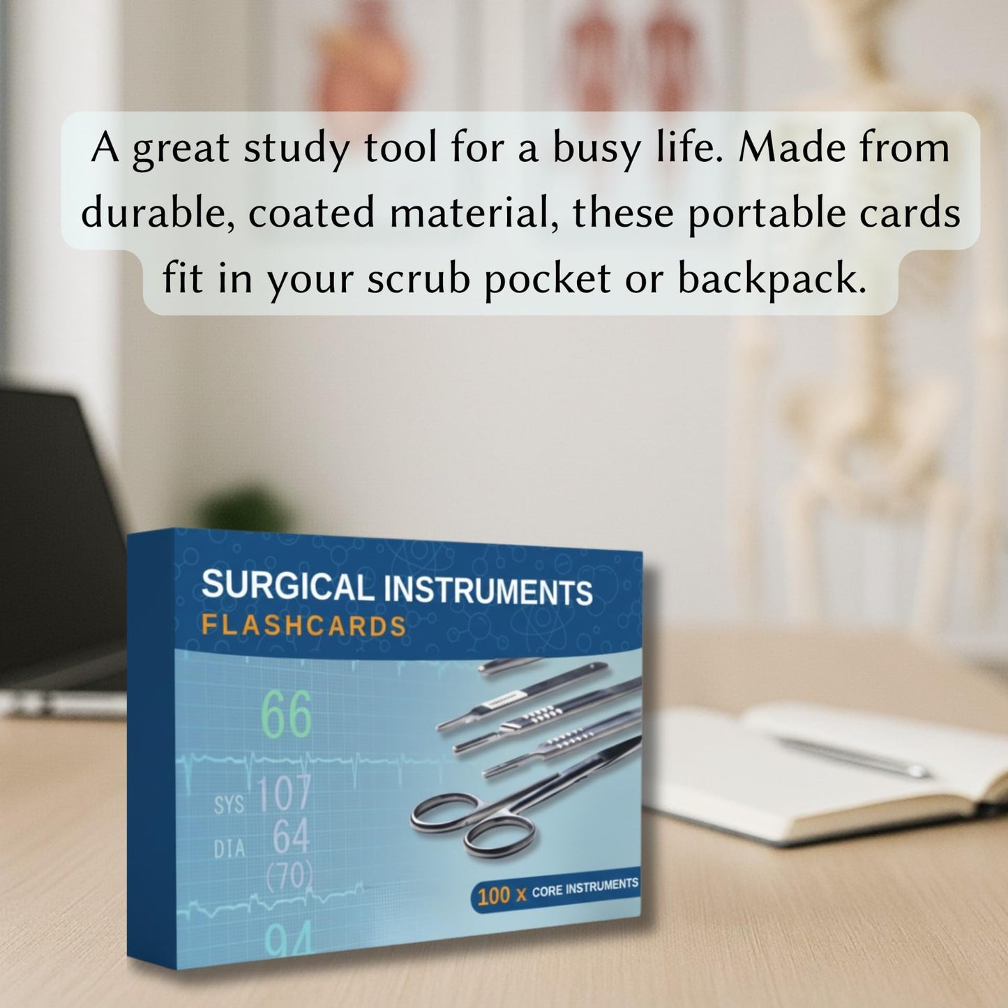 Generic Surgical Instruments Flashcards | Color-Coded 10-Specialty Study Cards for CST Prep