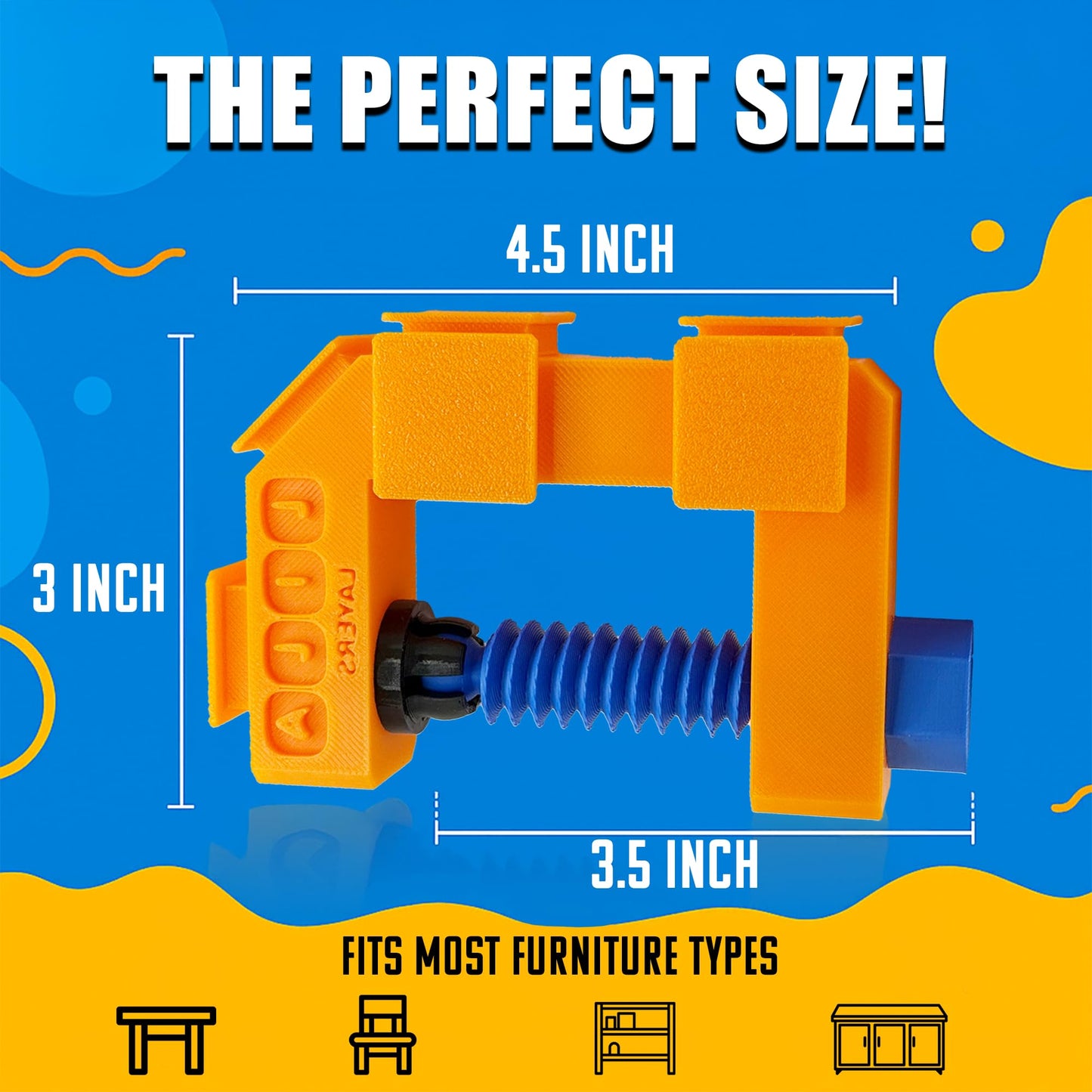 Generic Track Clamp for Hot Wheels (Set of 2) – Heavy Duty Clamps for Tracks – Fast & Easy Install