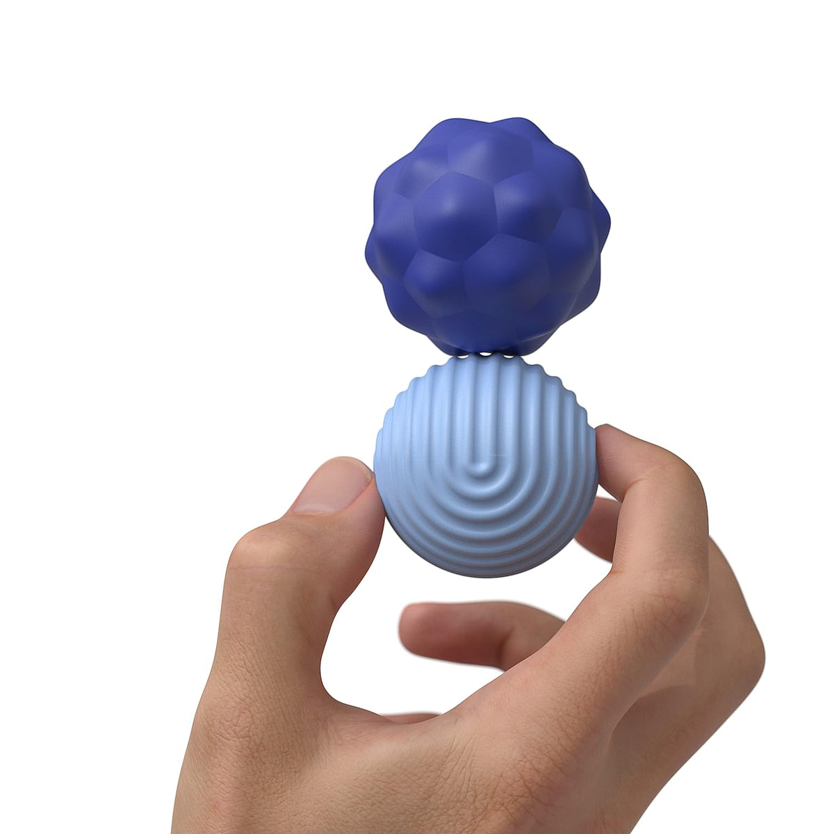 Generic Large Silicone Magnetic Fidget Balls – 2Pcs for Adults & Teens | Quiet Desk Toys
