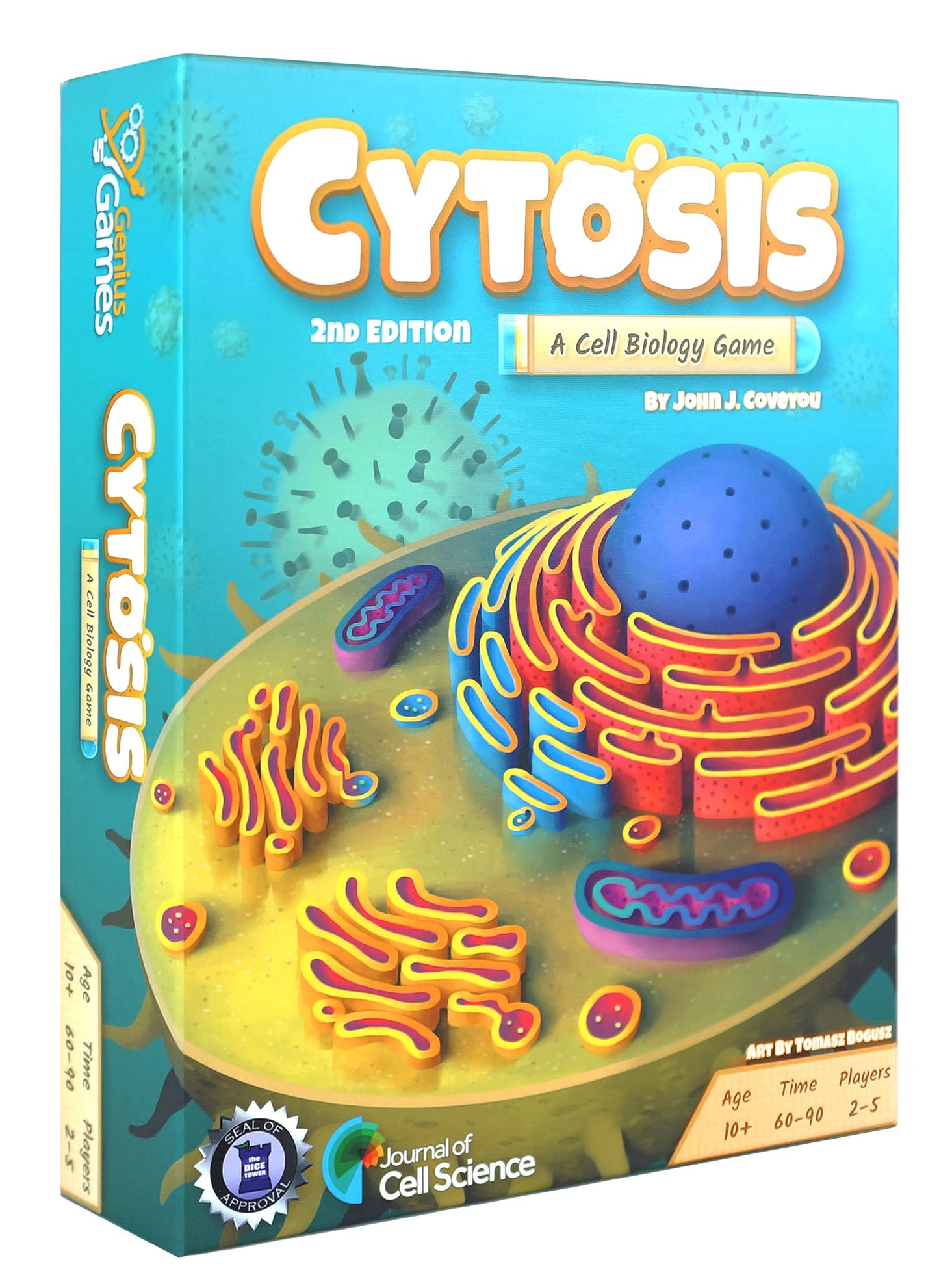 Cytosis: A Cell Biology Board Game by Genius Games – Build Proteins & Organelles