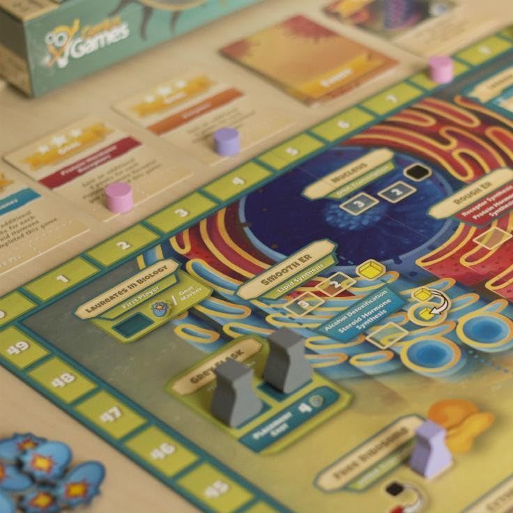 Cytosis: A Cell Biology Board Game by Genius Games – Build Proteins & Organelles