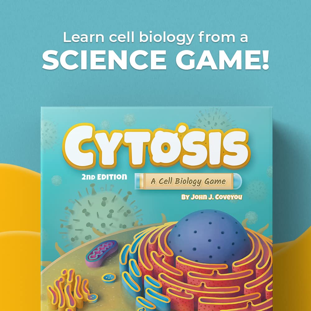 Cytosis: A Cell Biology Board Game by Genius Games – Build Proteins & Organelles