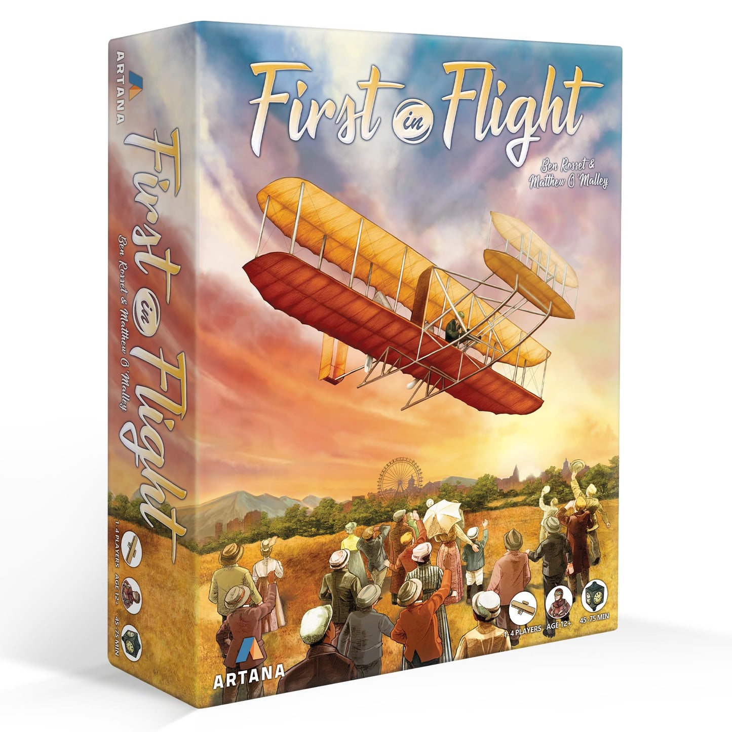First In Flight by Genius Games – MENSA Award Winning Historical Aviation Strategy Board Game