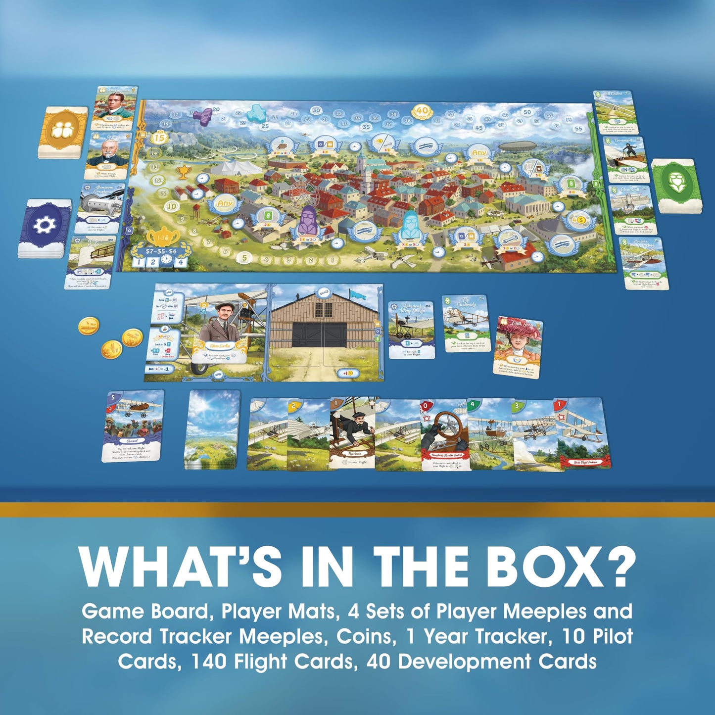 First In Flight by Genius Games – MENSA Award Winning Historical Aviation Strategy Board Game