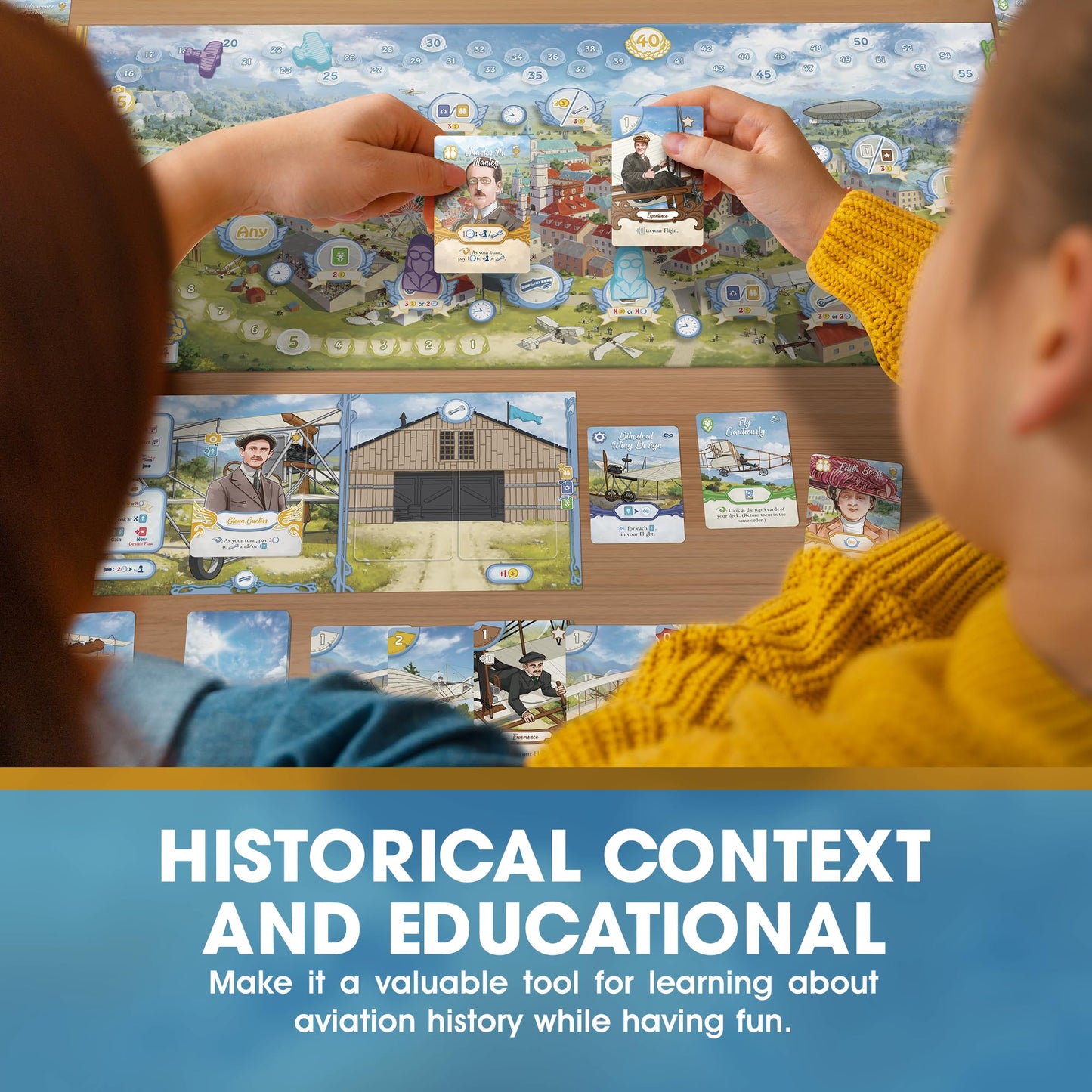 First In Flight by Genius Games – MENSA Award Winning Historical Aviation Strategy Board Game