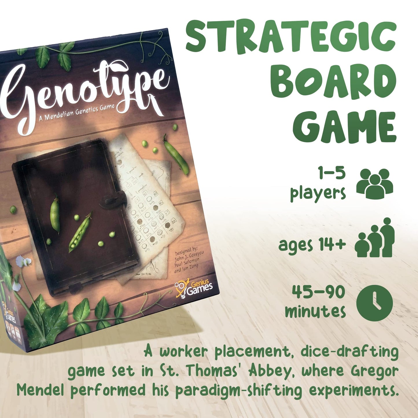 Genotype: Mensa Award-Winning Genetics Board Game by Genius Games