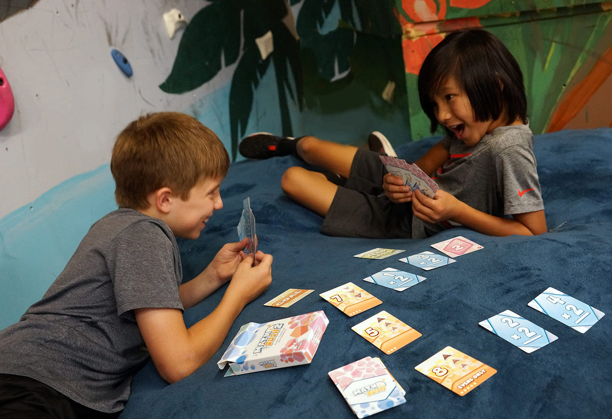 Genius Games Math Rush 2: Cooperative Multiplication & Exponents Card Game