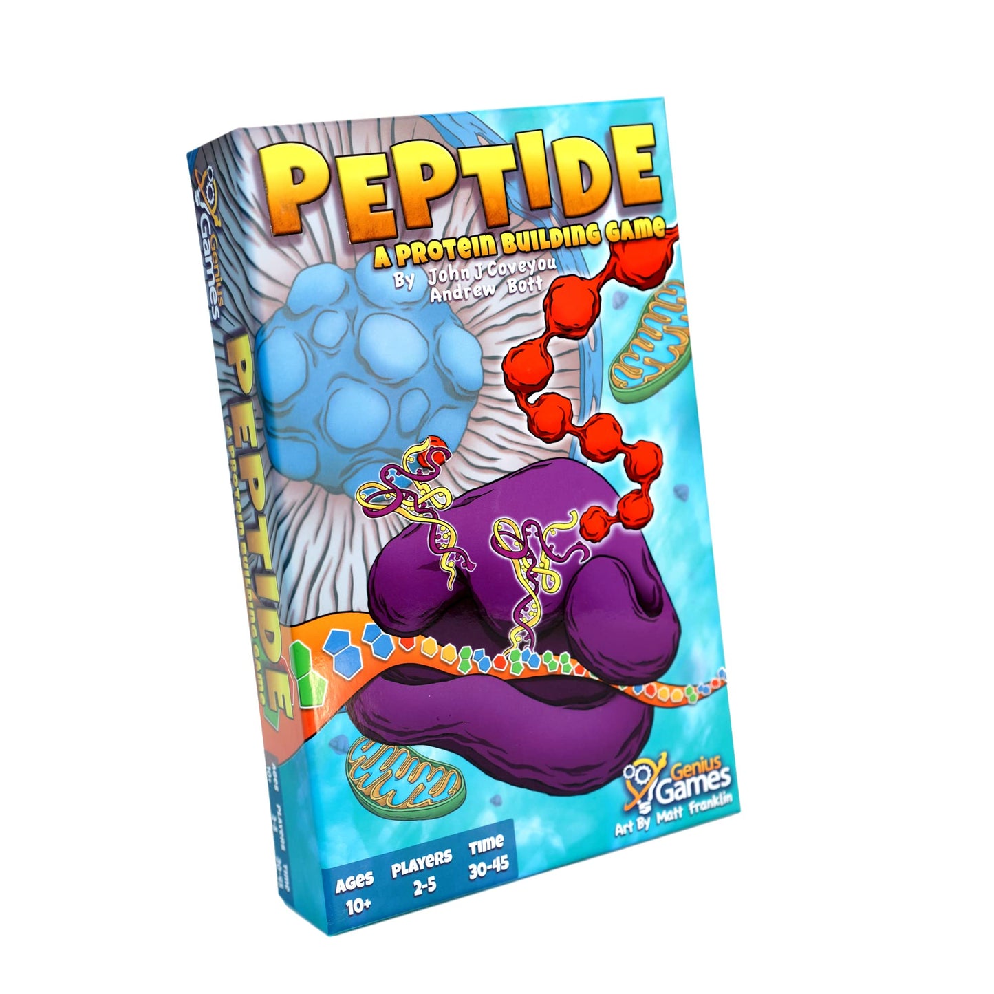 Genius Games Peptide: Protein Building Strategy Card Game for Gamers and Teachers