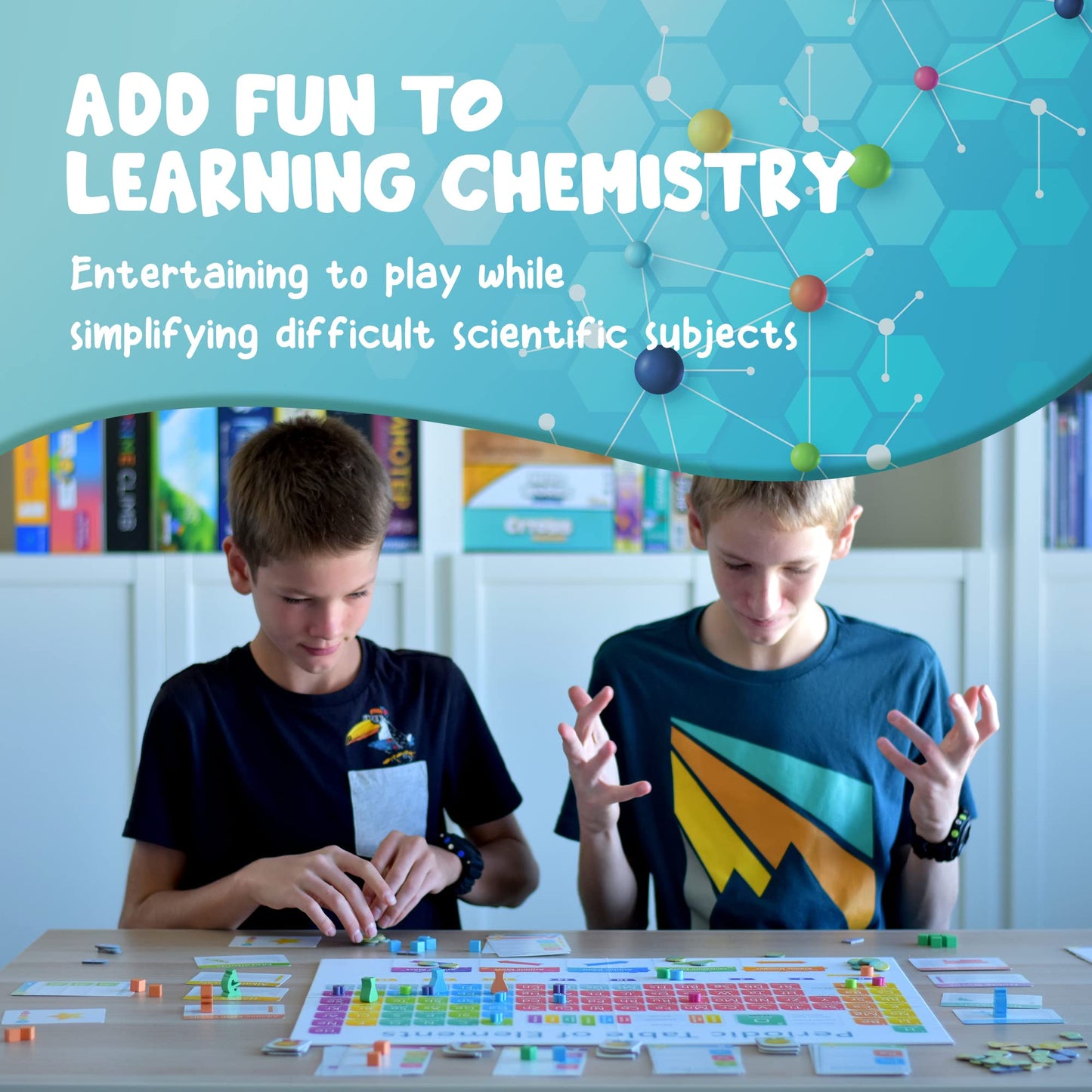 Periodic: A Game of the Elements by Genius Games – Chemistry Strategy Board Game