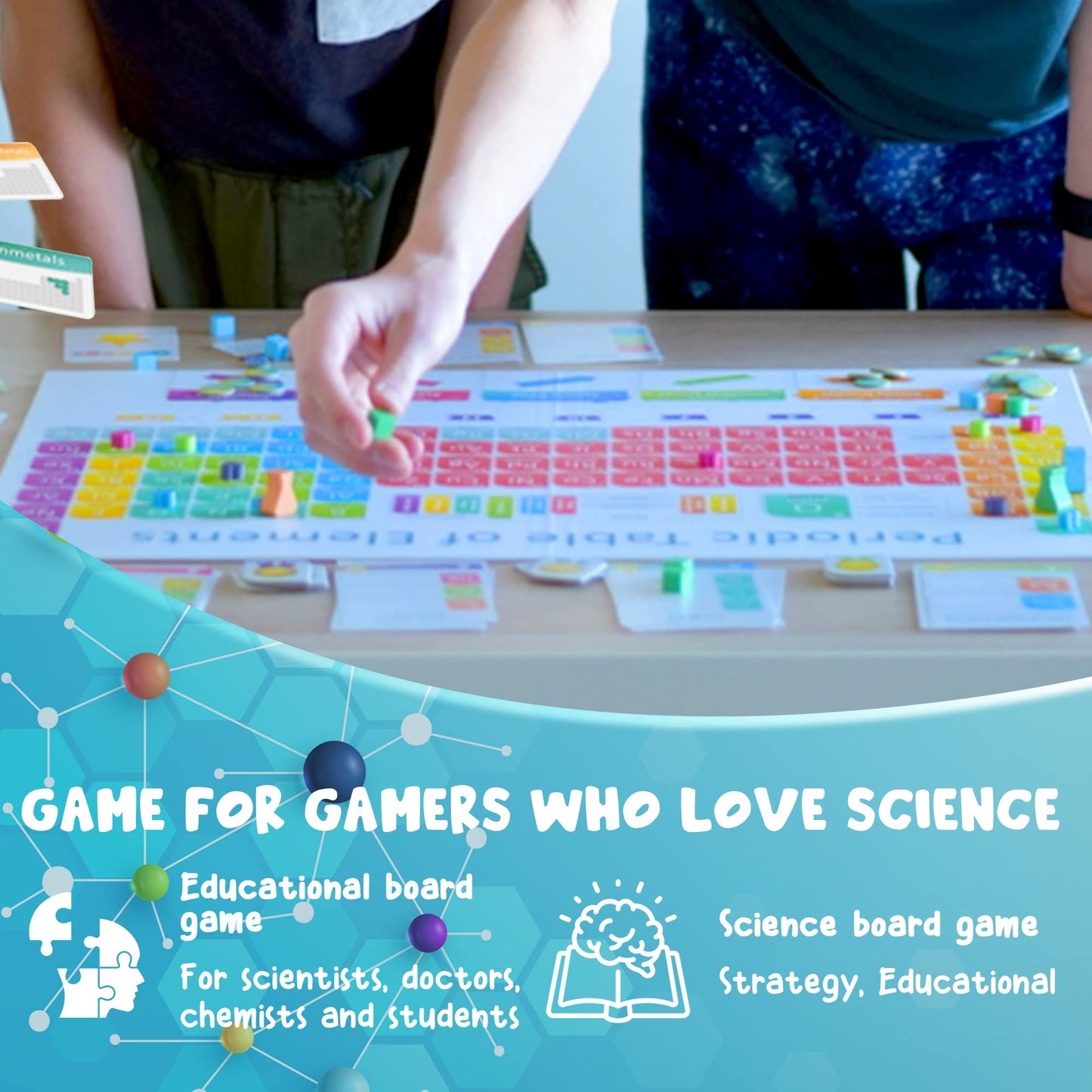 Periodic: A Game of the Elements by Genius Games – Chemistry Strategy Board Game