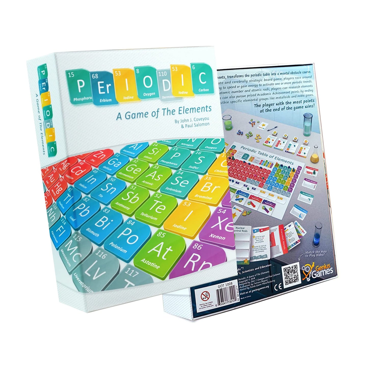 Periodic: A Game of the Elements by Genius Games – Chemistry Strategy Board Game