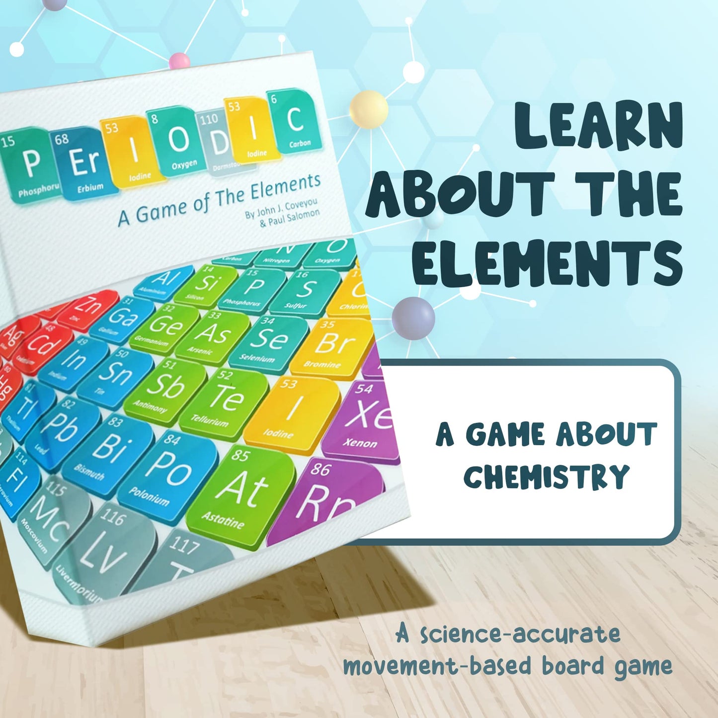Periodic: A Game of the Elements by Genius Games – Chemistry Strategy Board Game