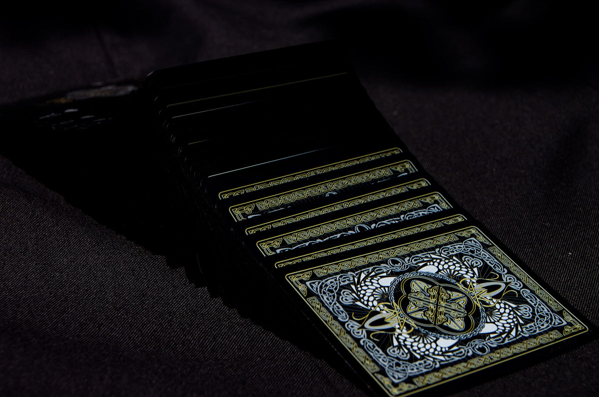 Creatures of The FAE Playing Cards by Gent Supply Co. — Black, Gold & Silver Edition